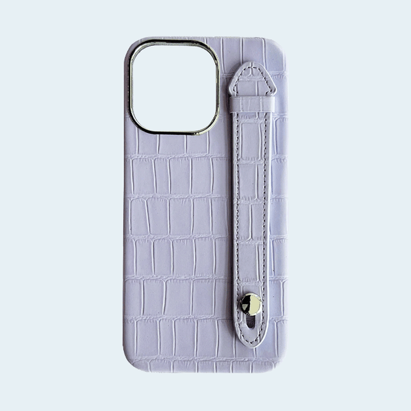 AA Cases Crocodile Case For iPhone 14 Pro Max 6.7 - Lilac