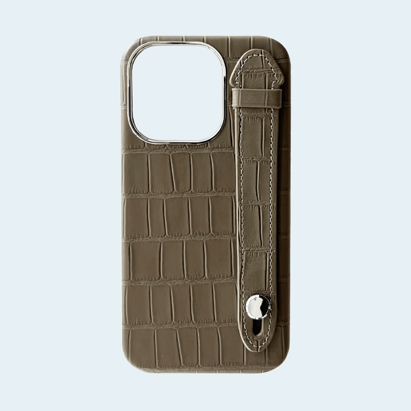 AA Cases Crocodile Case For iPhone 14 Pro 6.1 - Elephant Gray