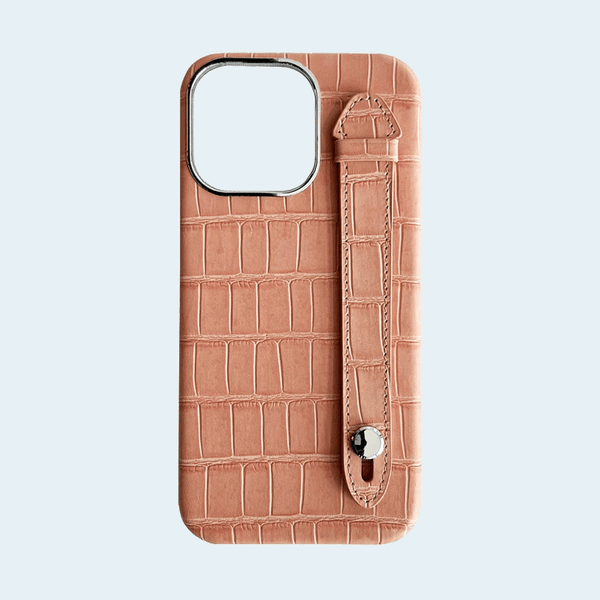AA Cases Crocodile Case For iPhone 14 Pro Max 6.7 - Pink
