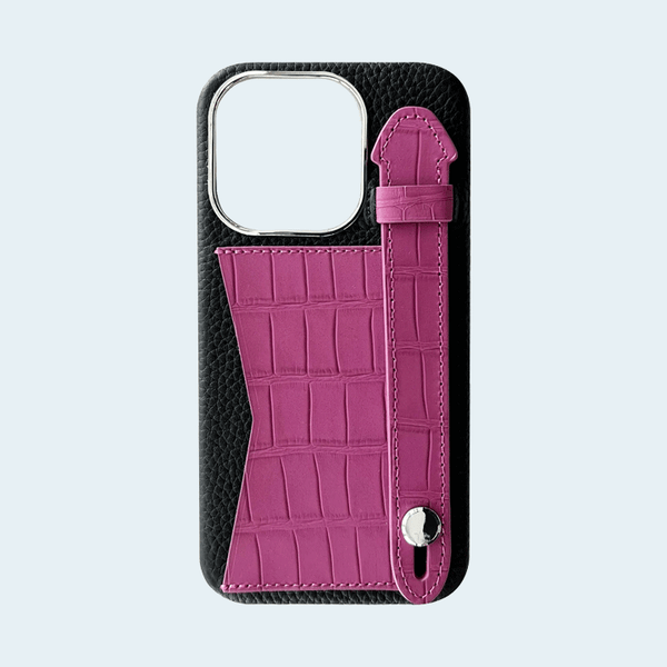 AA Cases Strap & Wallet Case For iPhone 14 Pro - Fuschia
