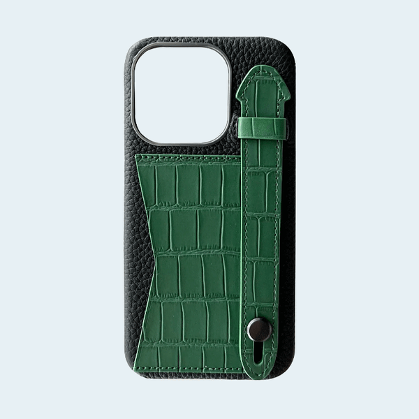 AA Cases Strap & Wallet Case For iPhone 14 Pro - Green