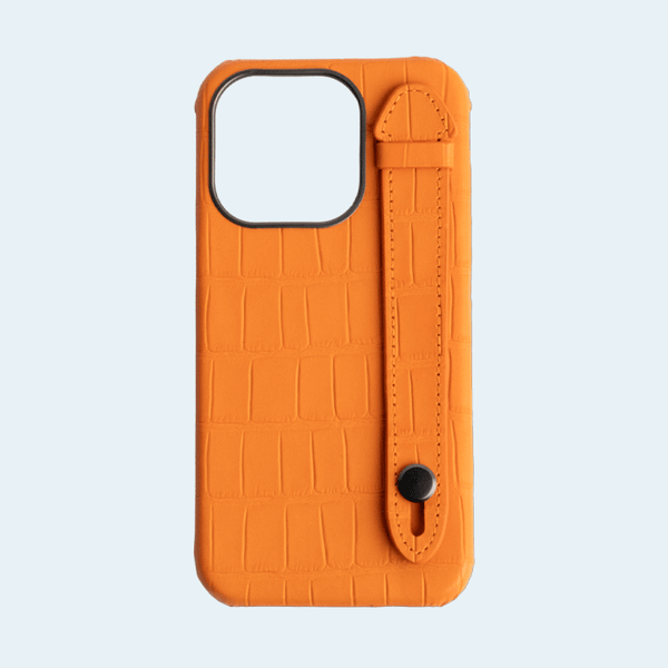 AA Cases Crocodile Case For Apple iPhone 14 Pro - Orange
