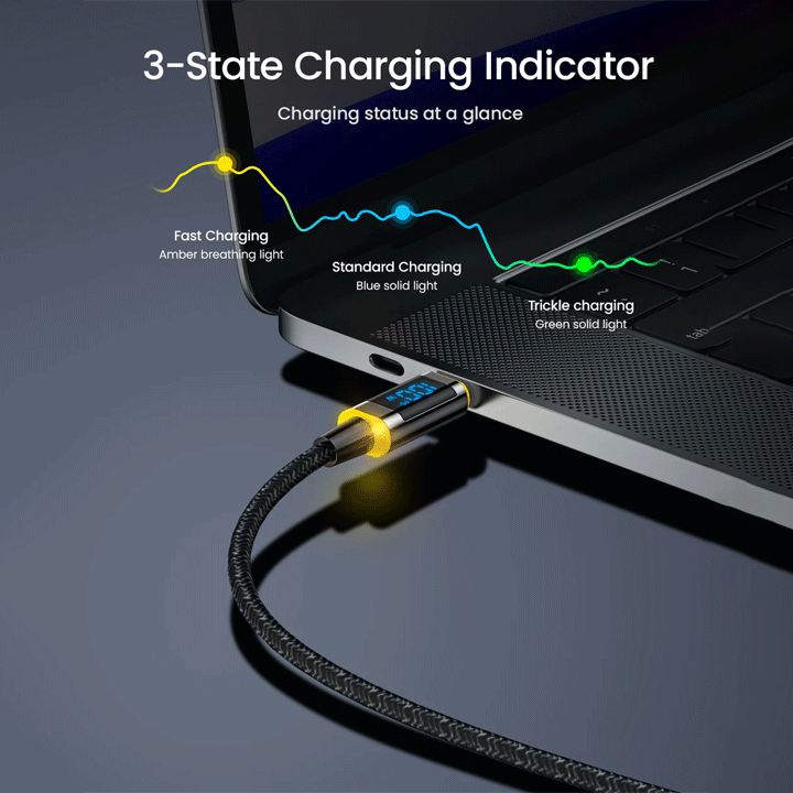 AOHI USB-C To USB-C Charging Cable 1.2m (AOC-L010) - Black