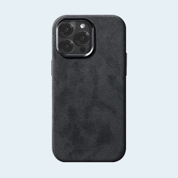 Alcantara MagSafe Case For iPhone 14 Pro Max - Black