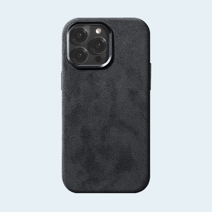 Alcantara MagSafe Case For iPhone 14 Pro - Black