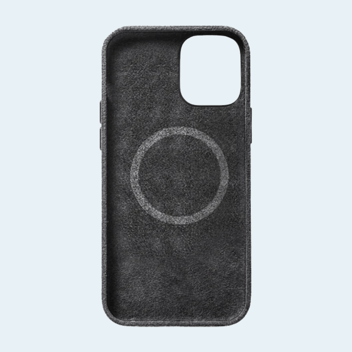 Alcantara MagSafe Case For iPhone 15 Pro - Black