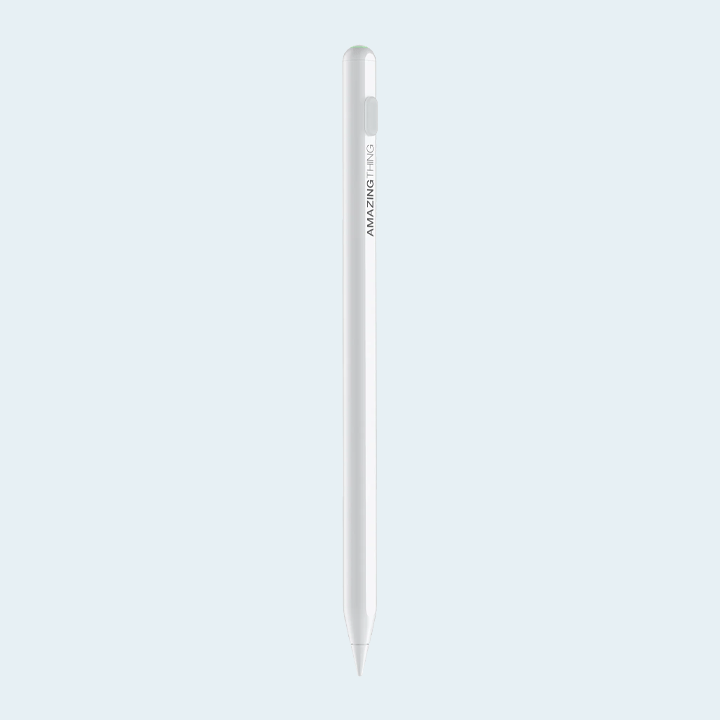 Amazingthing Stylus Pen Pro 2 with Magnetic Charging For iPad Mini/Pro/Air - White