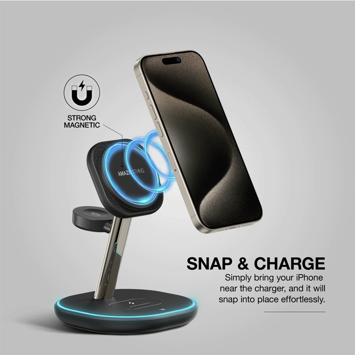 Amazingthing Thunder Pro Mag 3-in-1 Charging Stations with Stand