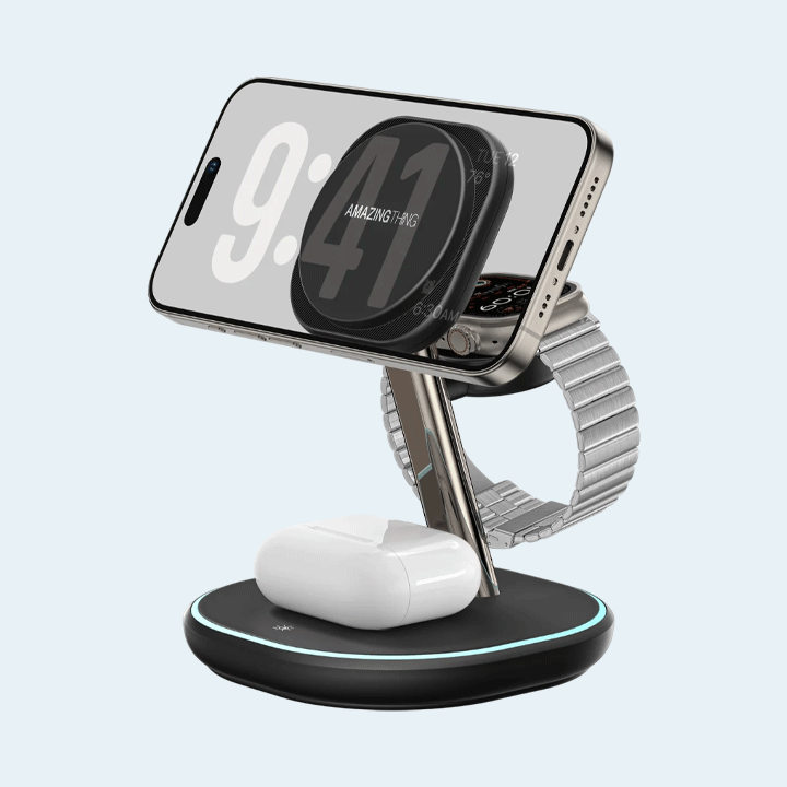 Amazingthing Thunder Pro Mag 3-in-1 Charging Stations with Stand