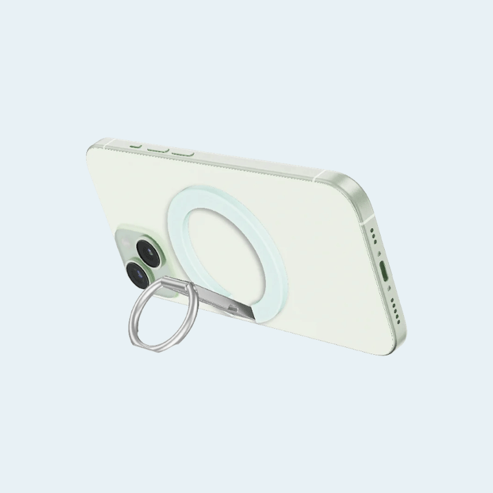 Amazingthing Titan Magnetic Phone Ring with Stand - Light Green