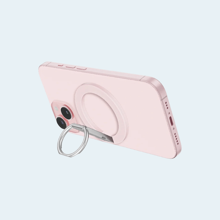 Amazingthing Titan Magnetic Phone Ring with Stand - Pink
