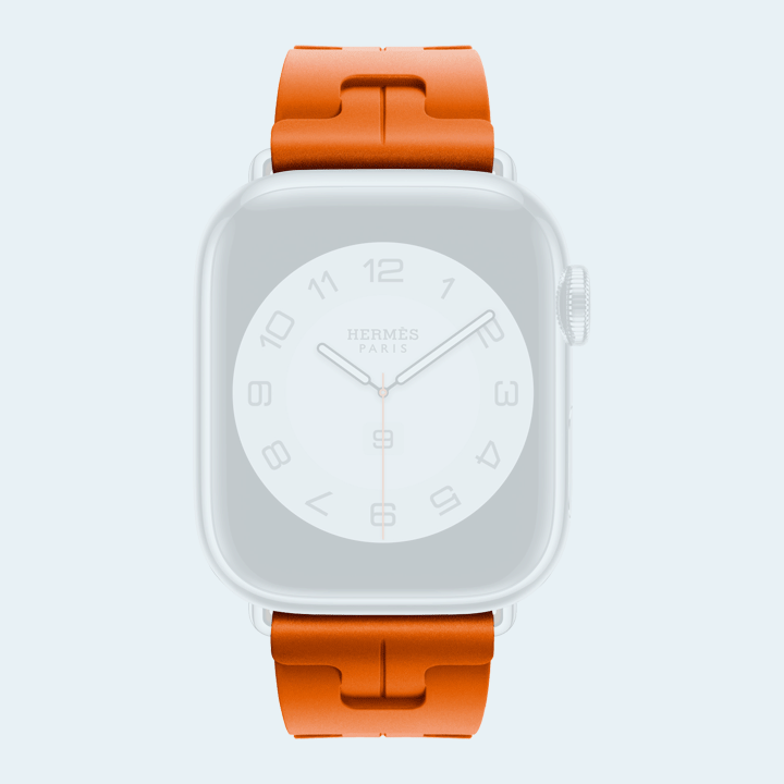 Apple Watch Hermes 41mm Strap Orange Kilim(MTHV3)