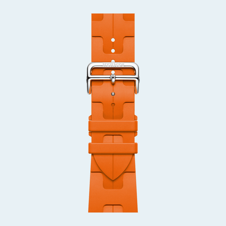 Apple Watch Hermes 45mm Strap Orange Kilim (MTJ03)