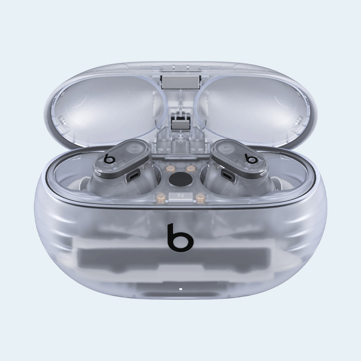 Beats Studio Buds+ True Wireless Noise Cancelling Earbuds MQLK3 – Transparent