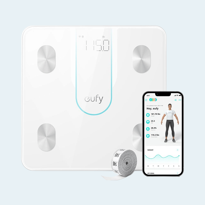 Eufy By Anker Smart Scale P2 with Bluetooth T9148K21 – White