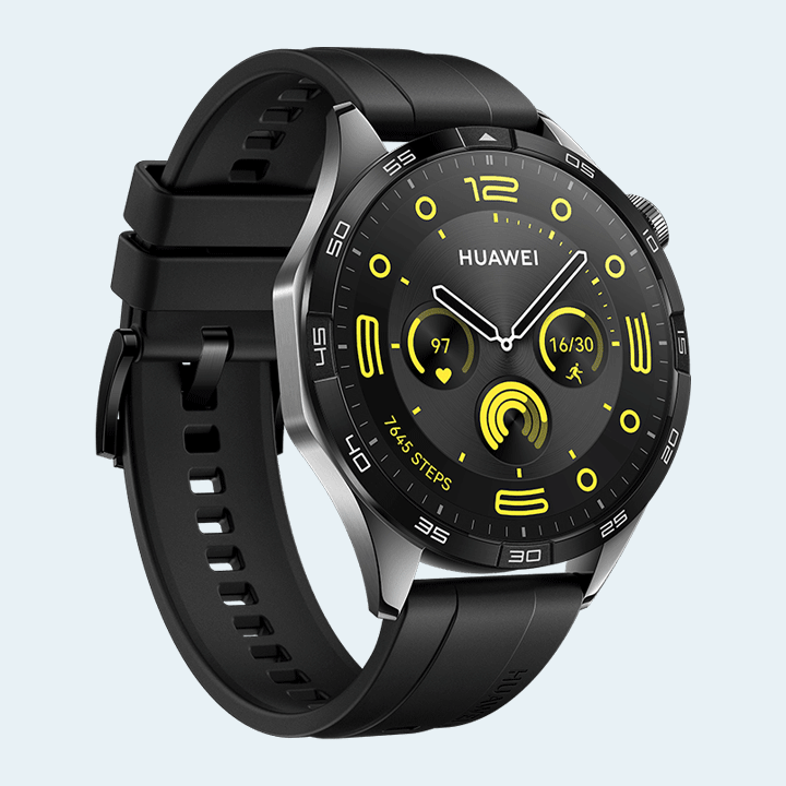 Huawei Watch GT 4 46mm - Black Fluoroelastomer Strap