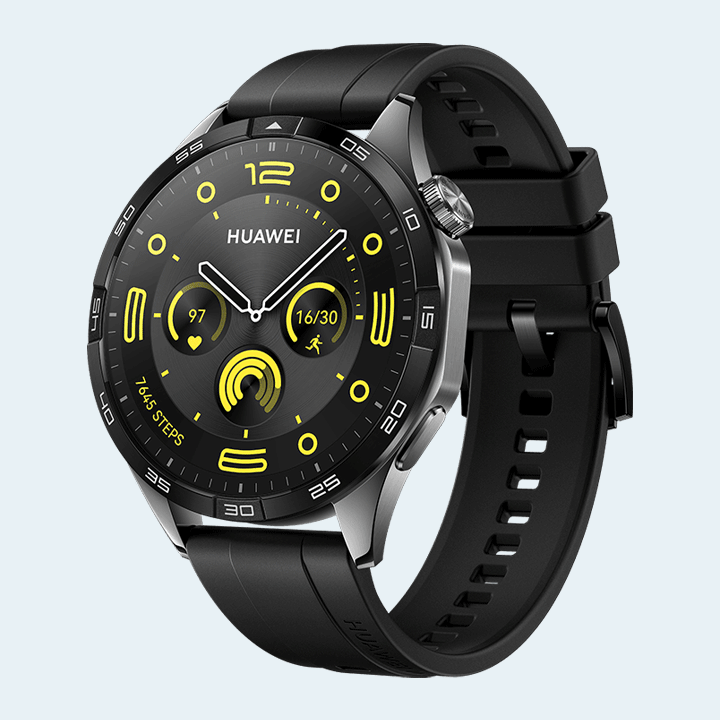 Huawei Watch GT 4 46mm - Black Fluoroelastomer Strap