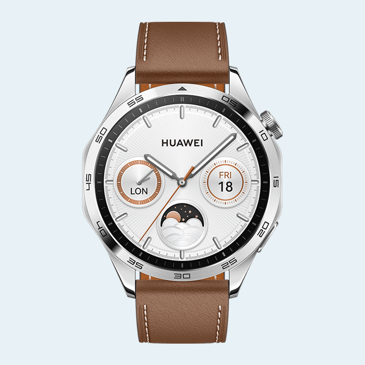 Huawei Watch GT 4 46mm Brown - Brown Leather Strap