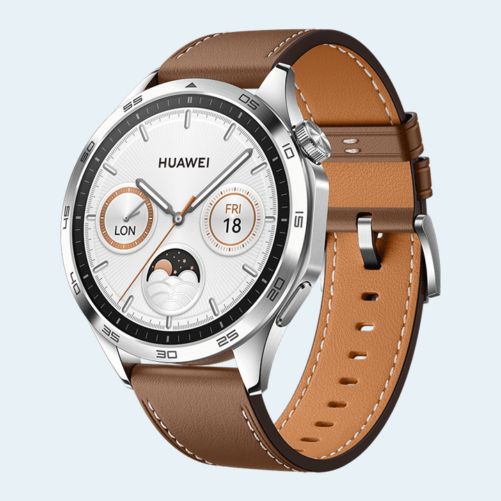 Huawei Watch GT 4 46mm Brown - Brown Leather Strap