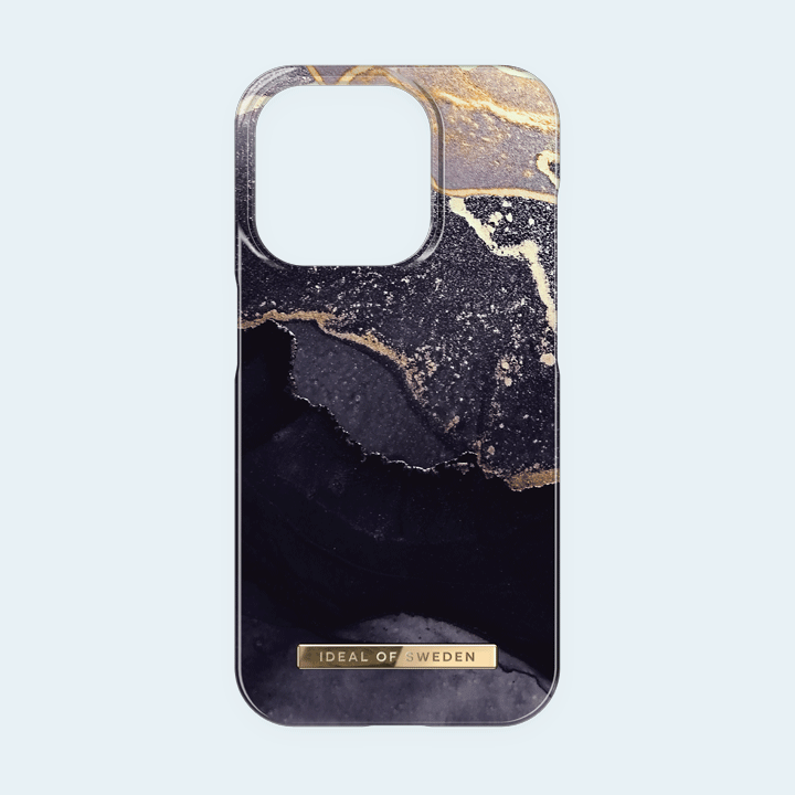 Ideal Of Sweden MagSafe Marble Fashion Case For iPhone 15 Pro - Golden Twilight