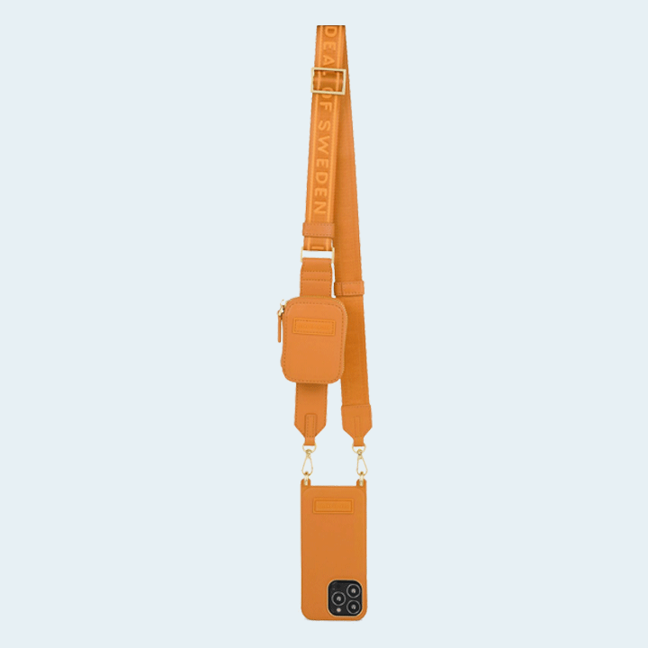 Ideal of Sweden Athena Necklace Case For iPhone 14 Pro Max - Orange Sorbet