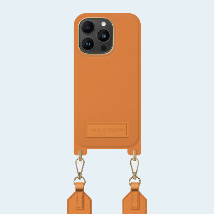 Ideal of Sweden Athena Necklace Case for iPhone 14 Pro - Orange Sorbet