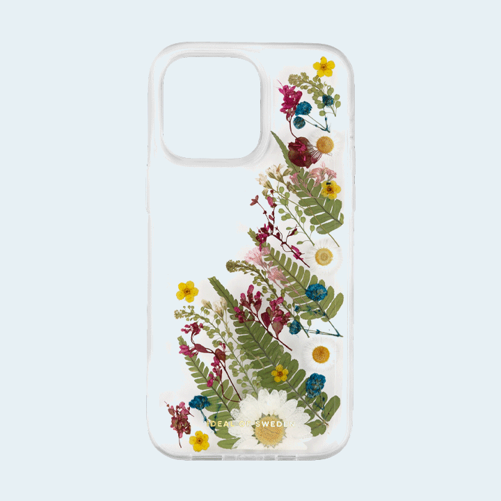 Ideal of Sweden Clear Case For iPhone 14 Pro - Summer Meadow