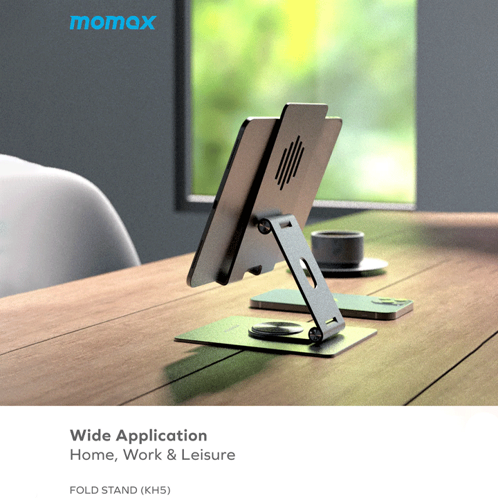 Momax Fold Stand Universal Phone and Tablet Stand KH5E - Black