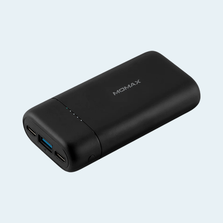 Momax ipower PD Mini USB-C PD External Battery Pack 10000mAh IP73D - Black