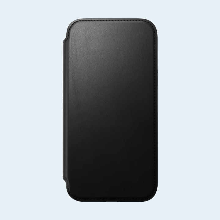 Nomad Modern Leather Folio iPhone 15 Pro Max - Black