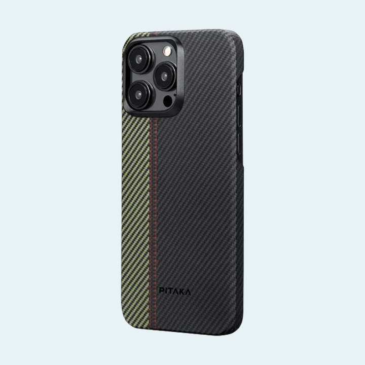 Pitaka Fusion Weaving Magez Case 4 For iPhone 15 Pro Max 6.7 600D - Overture