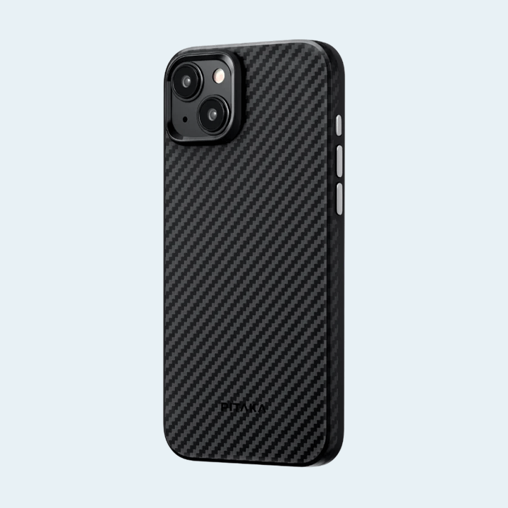 Pitaka Magez Case Pro 4 For iPhone 15 6.1 1500D - Black/Grey Twill