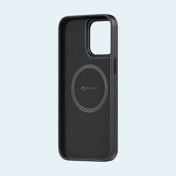 Pitaka Magez Case Pro 4 For iPhone 15 6.1 1500D - Black/Grey Twill