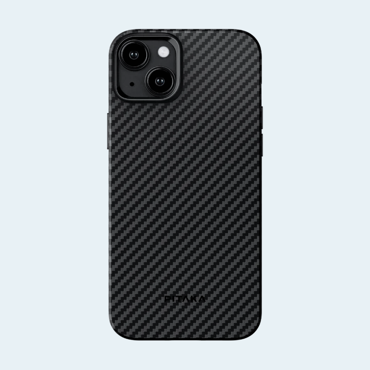 Pitaka Magez Case Pro 4 For iPhone 15 Plus 6.7 1500D - Black/Grey Twill