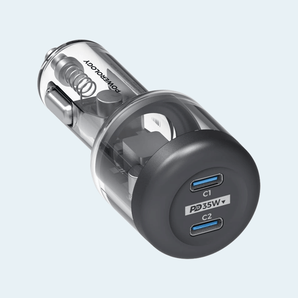 Powerology Ultra-Quick Crystalline Series Car Charger