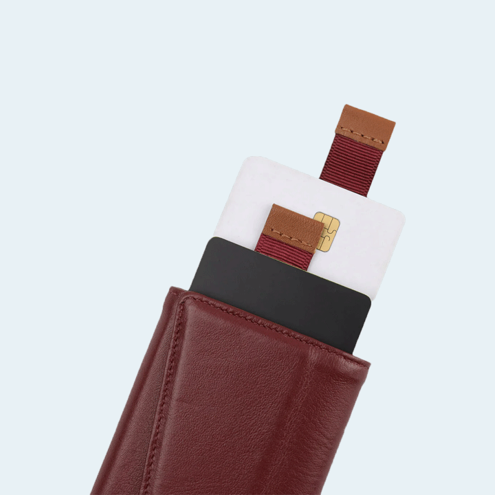 THE FRENCHIE CO 41 BY Speed Wallet - Burgundy