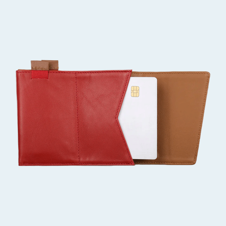 THE FRENCHIE CO 41 R Speed Wallet - Red