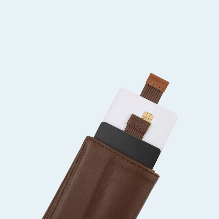 THE FRENCHIE CO 45 M Speed Wallet Mini - Mocha