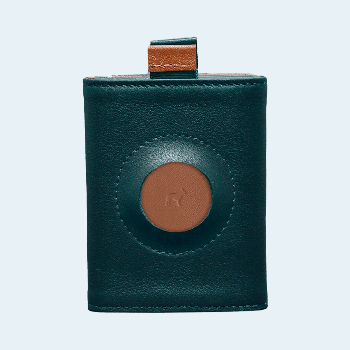 THE FRENCHIE CO 45GRE-AT AirTag Speed Wallet Mini - Green