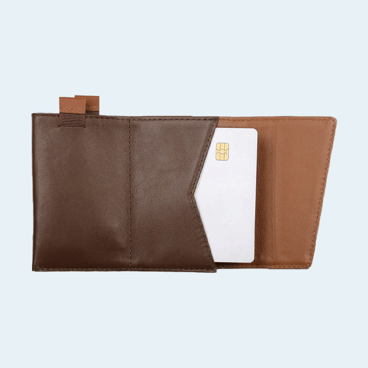 THE FRENCHIE CO 41M-RM Speed Wallet - Mocha