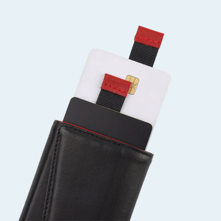 THE FRENCHIE CO 41RGN-AT Speed AirTag Wallet - Ruoge Noir