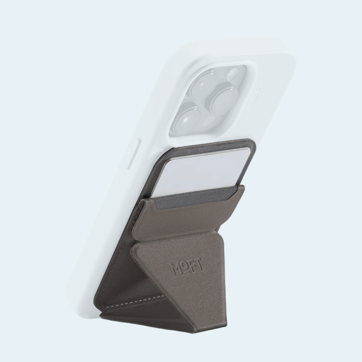 Moft Snap on Phone Stand & Wallet MOVAS Compatible with MagSafe - Taupe