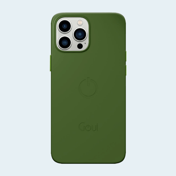 Goui Magnetic Case for iPhone 13 Pro Max with Magnetic Bars G-MAGENT13PM-OL - Olive Green