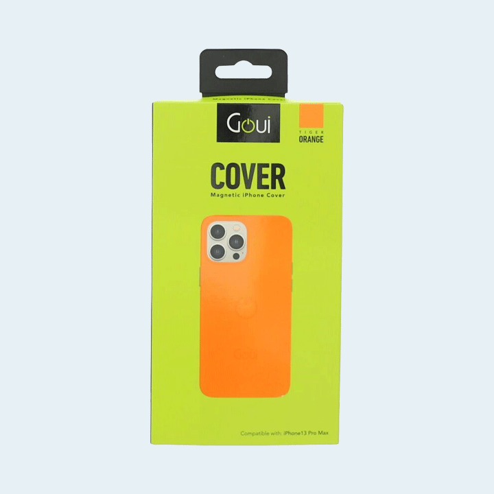 Goui Magnetic Case for iPhone 13 Pro Max with Magnetic Bars G-MAGENT13PM-TO - Orange