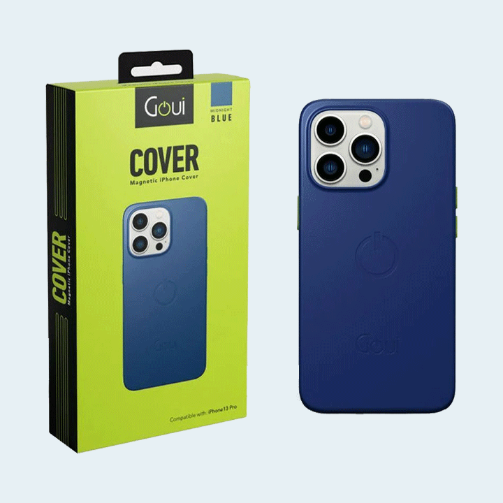 Goui Magnetic Case for iPhone 13 Pro with Magnetic Bars G-MAGENT13P-N - Midnight Blue