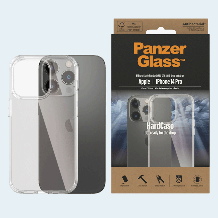 PanzerGlass Hardcase for iPhone 14 Pro – Clear