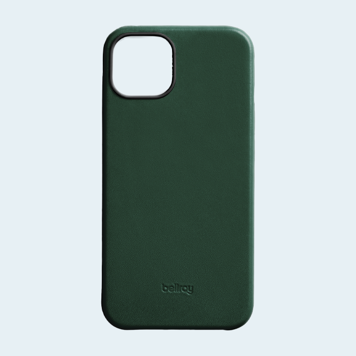 Bellroy Leather Case for iPhone 13 - Racing Green