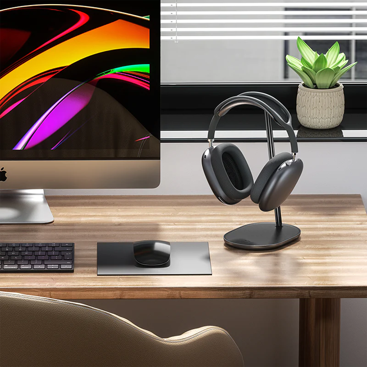 Benks Grand Pro Headphone Stand with Wireless Charging L40 Pro - Black