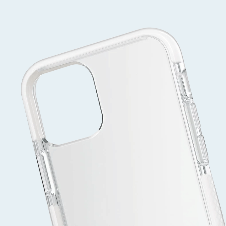 Bodyguardz Ace Pro Slim Pocket-Friendly Protective Case for iPhone 12 Pro - White/Clear