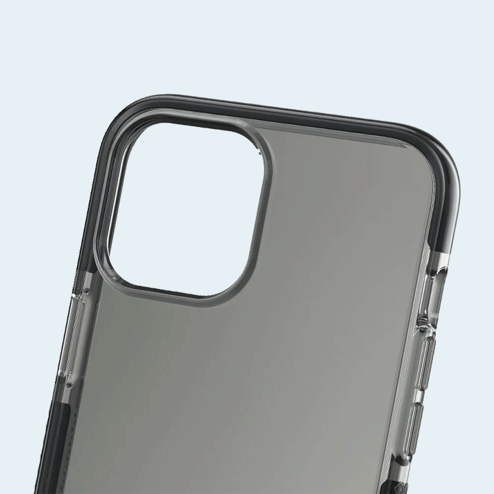 Bodyguardz Ace Pro Slim Pocket-Friendly Protective Case For iPhone 12 Pro Max - Smoke/Black